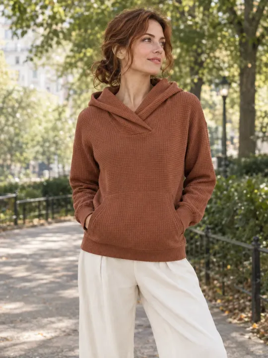 Encore Crossover Waffle Hoodie