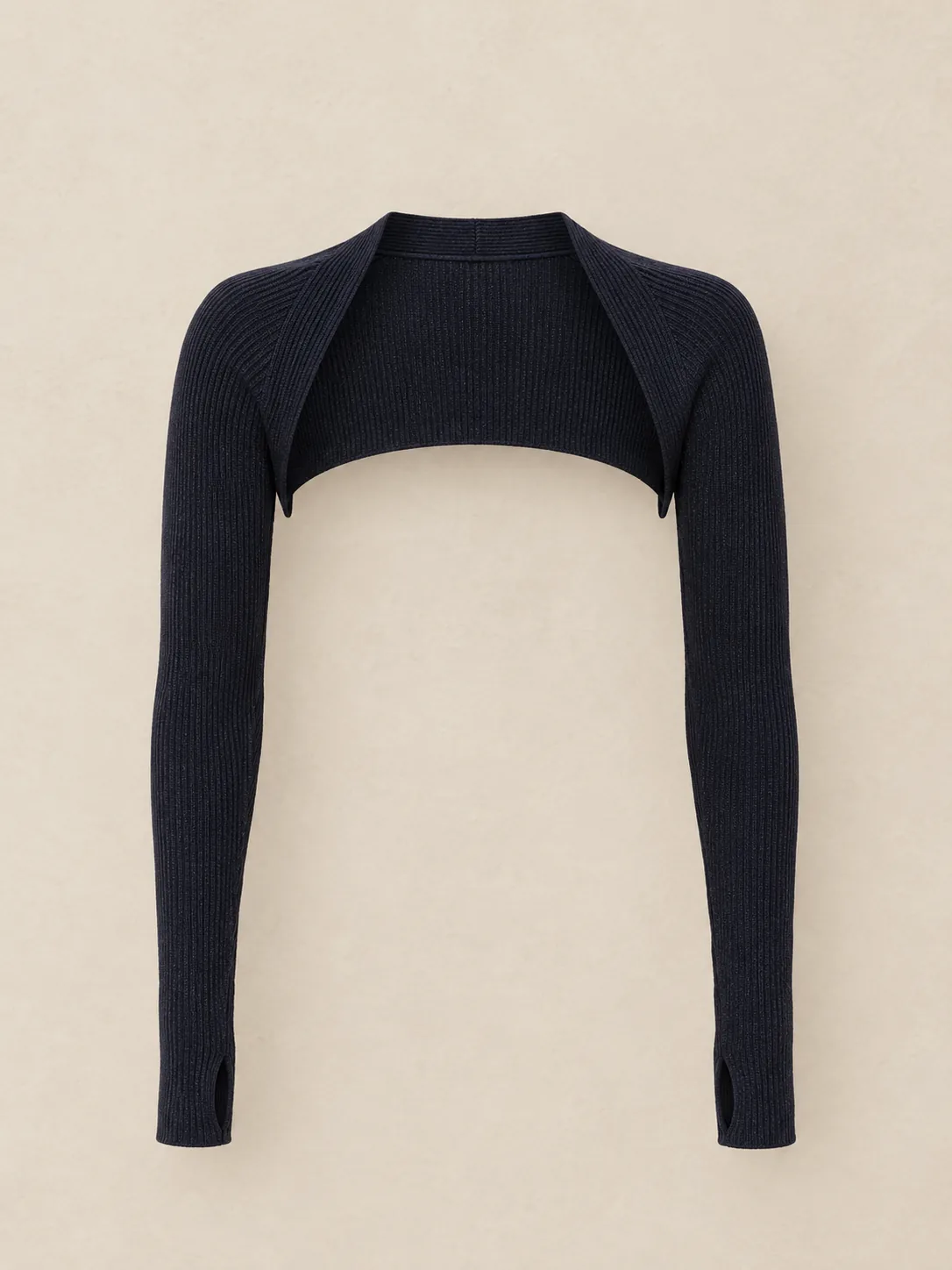 Entr'acte Thumbhole Bolero in Ink — front view