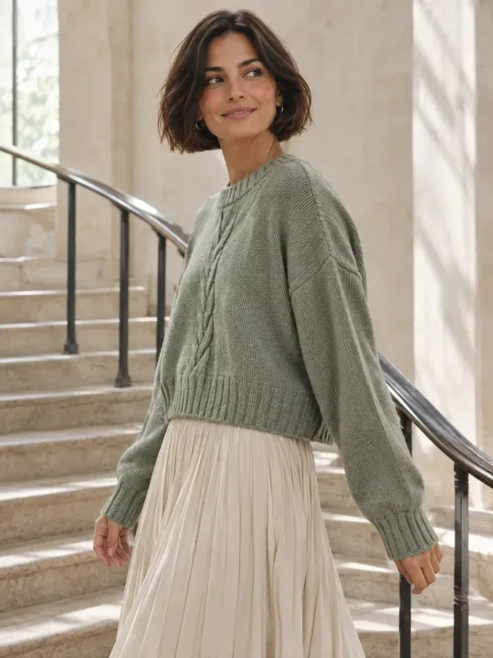 Marking Oversized Knit Sweater